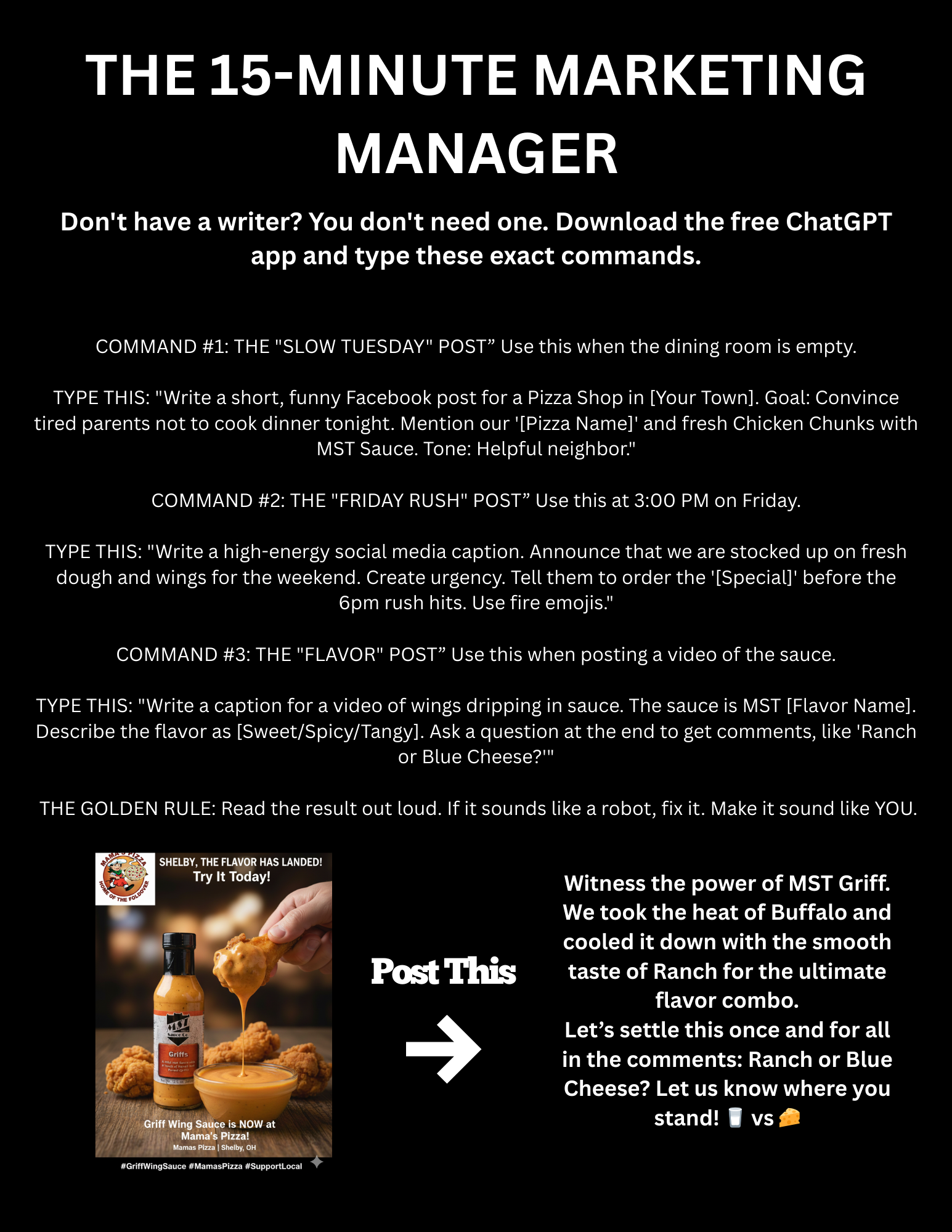 The 15-Minute Marketing Manager